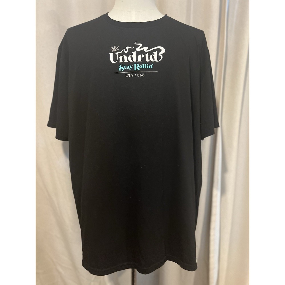Undrtd T Shirt Stay Rollin' Awesome Graphics On Back 3xl Black - Picture 2 of 9